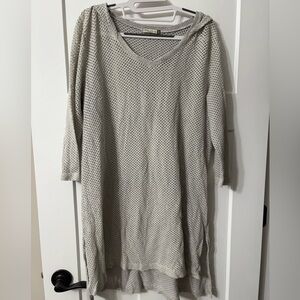 Chalet et Ceci hooded Tunic, cotton Mesh,‎ size S made in USA